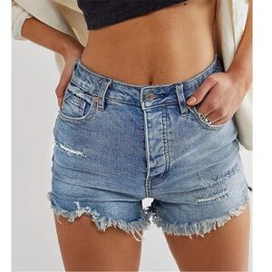 Free People Jean Shorts